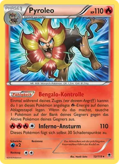 Karte Pyroleo aus Phantomkräfte, Nummer 12/119