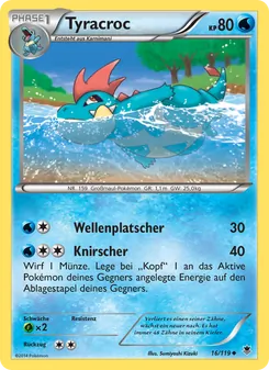 Karte Tyracroc aus Phantomkräfte, Nummer 16/119