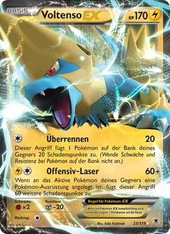 Karte Voltenso EX aus Phantomkräfte, Nummer 23/119