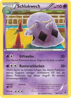 Karte Schlukwech aus Phantomkräfte, Nummer 38/119