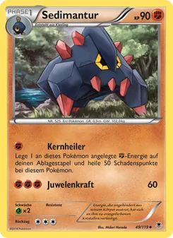 Karte Sedimantur aus Phantomkräfte, Nummer 49/119