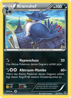 Karte Kramshef aus Phantomkräfte, Nummer 52/119