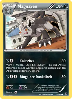 Karte Magnayen aus Phantomkräfte, Nummer 54/119