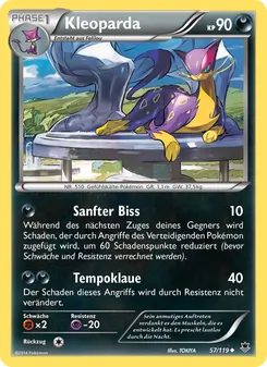 Karte Kleoparda aus Phantomkräfte, Nummer 57/119