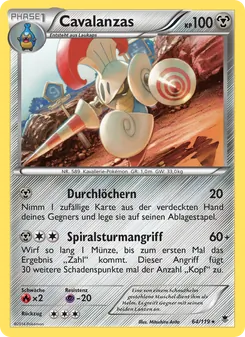 Karte Cavalanzas aus Phantomkräfte, Nummer 64/119