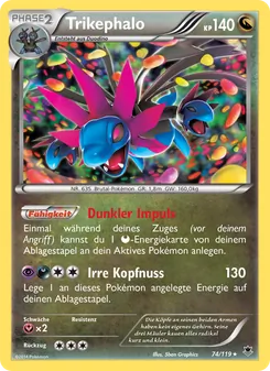 Karte Trikephalo aus Phantomkräfte, Nummer 74/119