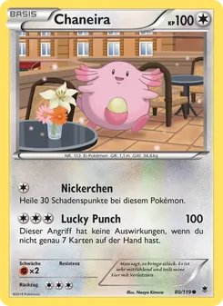 Karte Chaneira aus Phantomkräfte, Nummer 80/119