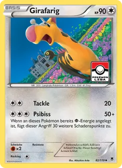Karte Girafarig aus Phantomkräfte, Nummer 82/119