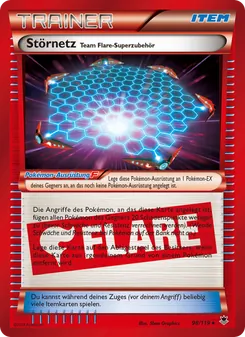 Karte Störnetz Team Flare-Superzubehör aus Phantomkräfte, Nummer 98/119