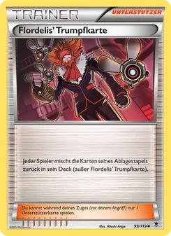 Karte Flordelis' Trumpfkarte aus Phantomkräfte, Nummer 99/119