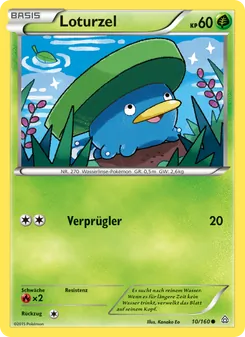 Karte Loturzel aus Protoshock, Nummer 10/160