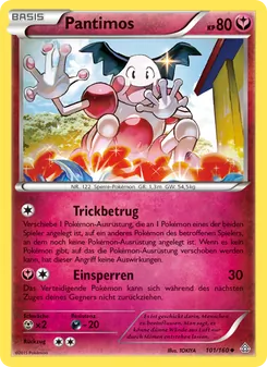 Karte Pantimos aus Protoshock, Nummer 101/160