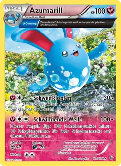 Karte Azumarill aus Protoshock, Nummer 104/160