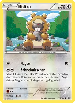 Karte Bidiza aus Protoshock, Nummer 116/160