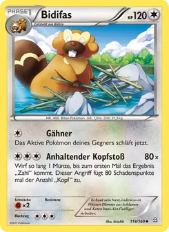Karte Bidifas aus Protoshock, Nummer 118/160