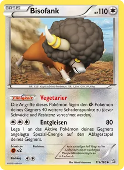 Karte Bisofank aus Protoshock, Nummer 119/160
