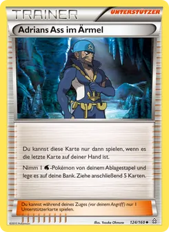 Karte Adrians Ass im Ärmel aus Protoshock, Nummer 124/160