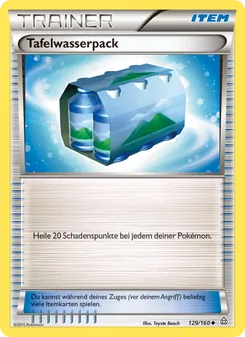 Karte Tafelwasserpack aus Protoshock, Nummer 129/160