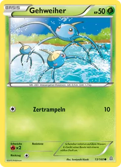 Karte Gehweiher aus Protoshock, Nummer 13/160