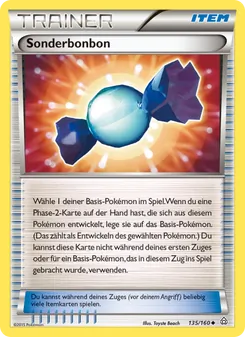 Karte Sonderbonbon aus Protoshock, Nummer 135/160