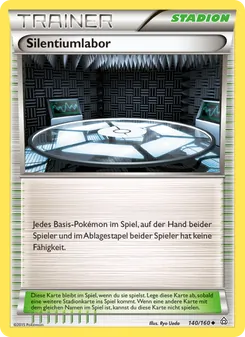 Karte Silentiumlabor aus Protoshock, Nummer 140/160