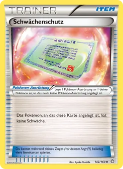 Karte Schwächenschutz aus Protoshock, Nummer 142/160