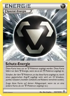 Karte SchutzEnergie aus Protoshock, Nummer 143/160