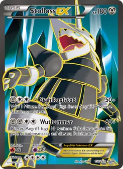 Karte Stolloss EX aus Protoshock, Nummer 153/160