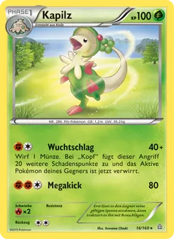 Karte Kapilz aus Protoshock, Nummer 16/160