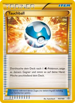 Karte Tauchball aus Protoshock, Nummer 161/160