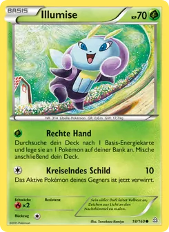 Karte Illumise aus Protoshock, Nummer 18/160