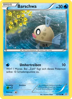 Karte Barschwa aus Protoshock, Nummer 43/160
