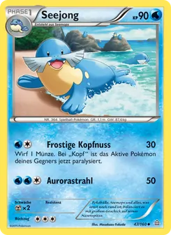 Karte Seejong aus Protoshock, Nummer 47/160