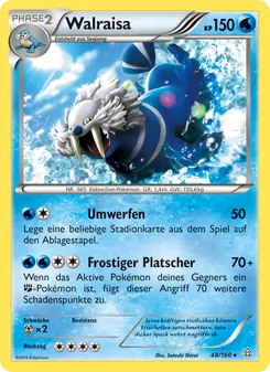 Karte Walraisa aus Protoshock, Nummer 48/160