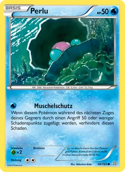 Karte Perlu aus Protoshock, Nummer 49/160