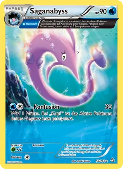 Karte Saganabyss aus Protoshock, Nummer 52/160