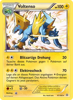 Karte Voltenso aus Protoshock, Nummer 61/160