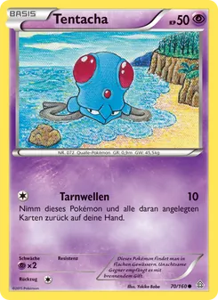 Karte Tentacha aus Protoshock, Nummer 70/160