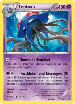 Karte Tentoxa aus Protoshock, Nummer 72/160