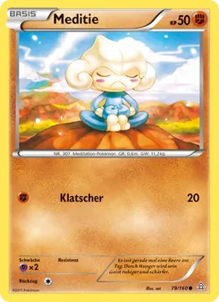 Karte Meditie aus Protoshock, Nummer 79/160