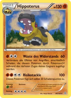 Karte Hippoterus aus Protoshock, Nummer 88/160