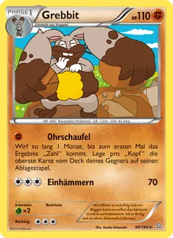 Karte Grebbit aus Protoshock, Nummer 90/160