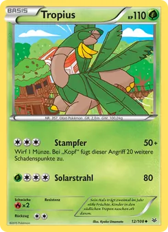 Karte Tropius aus Drachenleuchten, Nummer 12/108