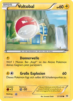 Karte Voltobal aus Drachenleuchten, Nummer 21/108
