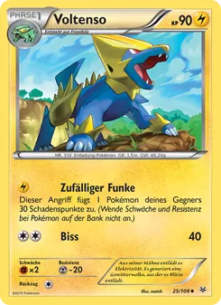 Karte Voltenso aus Drachenleuchten, Nummer 25/108
