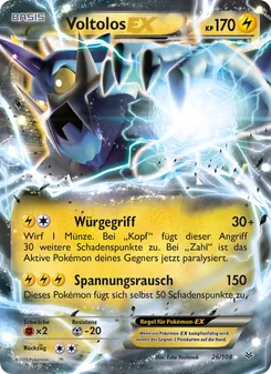 Karte Voltolos EX aus Drachenleuchten, Nummer 26/108