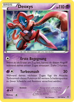 Karte Deoxys aus Drachenleuchten, Nummer 33/108
