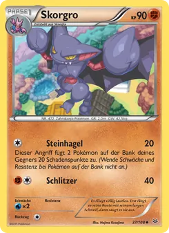 Karte Skorgro aus Drachenleuchten, Nummer 37/108