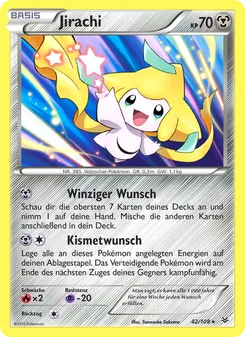 Karte Jirachi aus Drachenleuchten, Nummer 42/108
