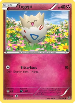 Karte Togepi aus Drachenleuchten, Nummer 43/108